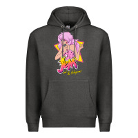 Charcoal Heather so funny jem and the holograms classic fans Premium Hoodie - lanVoArt