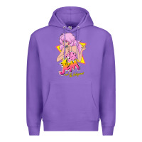 Purple so funny jem and the holograms classic fans Premium Hoodie - lanVoArt