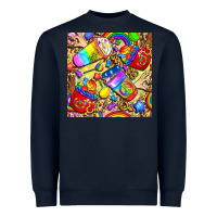 Navy lgbtq pride coffee cups with leopard seamless pattern bbs Heavyweight Sweatshirt - BundleAndBundleShop