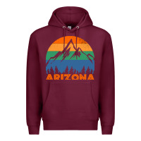 Burgundy Arizona-01Mxk Premium Hoodie - lanVoArt