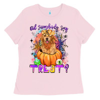 Bubblegum Pink did somebody say treat Ladies Tee - LillyAllenDesigns