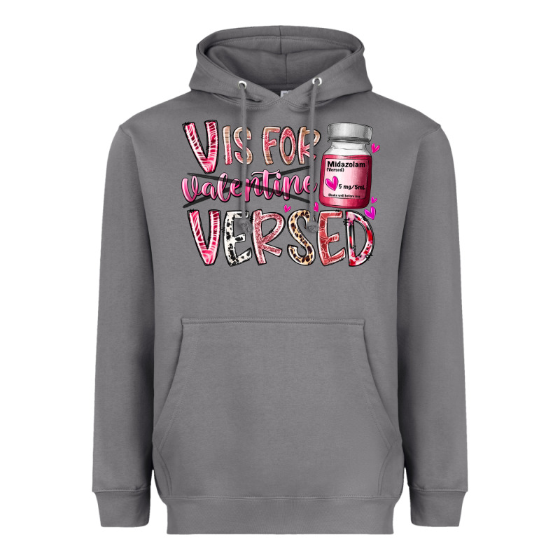 V Is For Valentine Versed Heavyweight Hoodie by RacoonDesign | Teevron