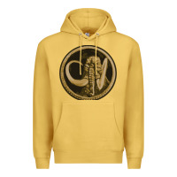 Antique Gold mammoth black king Premium Hoodie - lanVoArt