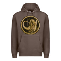 Coffee mammoth black king Premium Hoodie - lanVoArt
