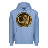 Colony Blue mammoth black king Premium Hoodie - lanVoArt