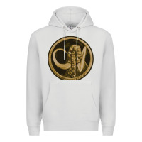 Dove Grey mammoth black king Premium Hoodie - lanVoArt