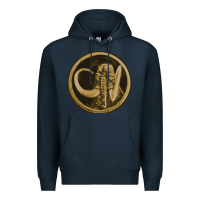 Navy mammoth black king Premium Hoodie - lanVoArt