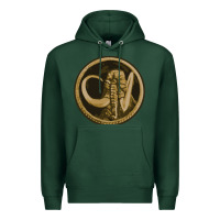 Sports Green mammoth black king Premium Hoodie - lanVoArt