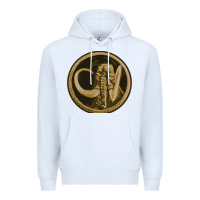 White mammoth black king Premium Hoodie - lanVoArt