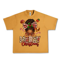Peanut Butter merry christmas afro messy bun Urban Heavy Tee - texasbilliewilder
