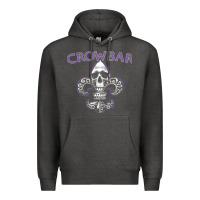Charcoal Heather crowbar Premium Hoodie - lanVoArt