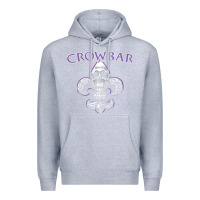 Heather Grey crowbar Premium Hoodie - lanVoArt