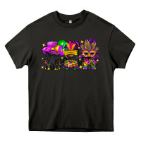 Asphalt Mardi Gras afro gnomies Heavy Core Tee - BundleAndBundleShop