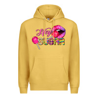 Antique Gold hey sugar valentine's day Premium Hoodie - FaDigitalArtStudio