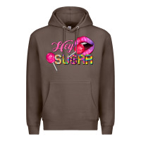 Coffee hey sugar valentine's day Premium Hoodie - FaDigitalArtStudio