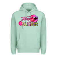 Seafoam hey sugar valentine's day Premium Hoodie - FaDigitalArtStudio