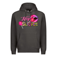 Smoke hey sugar valentine's day Premium Hoodie - FaDigitalArtStudio