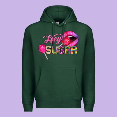 Hey Sugar Valentine's Day Premium Hoodie Designed By Fadigitalartstudio