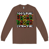 Chestnut 100 pure brown sugar extra fine Long Sleeve Tee - CowGirlArtShop