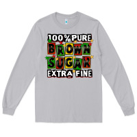 100 Pure Brown Sugar Extra Fine Long Sleeve Tee | Teevron