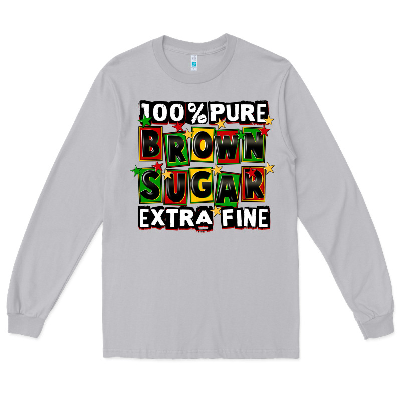 100 Pure Brown Sugar Extra Fine Long Sleeve Tee by CowGirlArtShop | Teevron