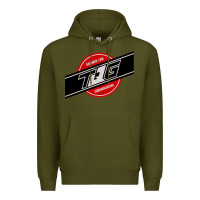 Army Green toqger vintage rainbow line Premium Hoodie - lanVoArt