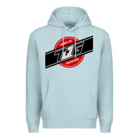 Blue Mist toqger vintage rainbow line Premium Hoodie - lanVoArt