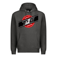 Charcoal Heather toqger vintage rainbow line Premium Hoodie - lanVoArt
