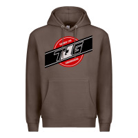 Coffee toqger vintage rainbow line Premium Hoodie - lanVoArt