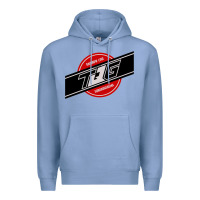 Colony Blue toqger vintage rainbow line Premium Hoodie - lanVoArt