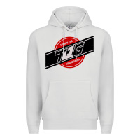 Dove Grey toqger vintage rainbow line Premium Hoodie - lanVoArt
