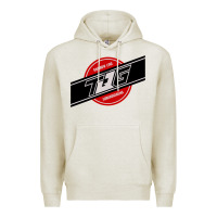 Oatmeal Heather toqger vintage rainbow line Premium Hoodie - lanVoArt