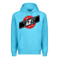 Ocean Blue toqger vintage rainbow line Premium Hoodie - lanVoArt