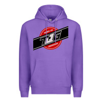 Purple toqger vintage rainbow line Premium Hoodie - lanVoArt