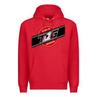 Red toqger vintage rainbow line Premium Hoodie - lanVoArt