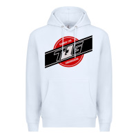 White toqger vintage rainbow line Premium Hoodie - lanVoArt