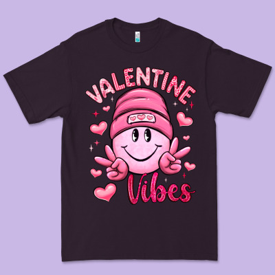 Valentine Vibes Premium Tee Designed By Lillyallendesigns