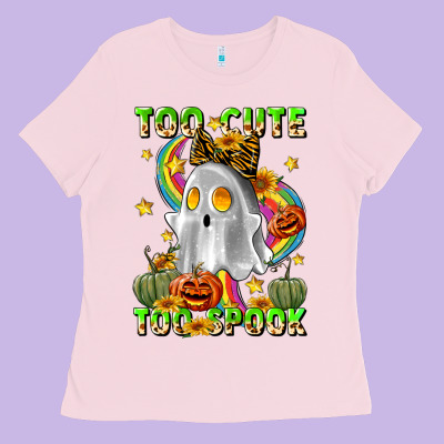Too Cute Too Spook Ladies Tee Designed By Lillyallendesigns