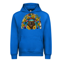 Cobalt bear rainbow Urban Hoodie - BarkalooDesign
