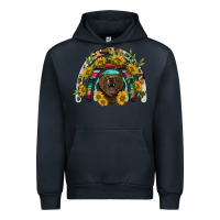 Navy bear rainbow Urban Hoodie - BarkalooDesign