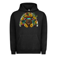 Pigment Black bear rainbow Urban Hoodie - BarkalooDesign