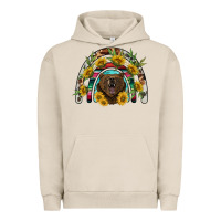 Pigment French Oak bear rainbow Urban Hoodie - BarkalooDesign