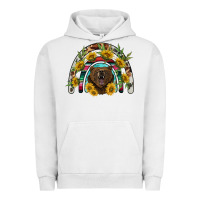 Pigment Lunar Rock bear rainbow Urban Hoodie - BarkalooDesign