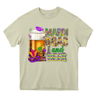 Mossy Mardi Gras and beer Heavy Core Tee - BundleAndBundleShop