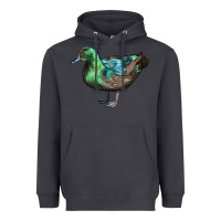 Smoke Cayuga Duck Heavyweight Hoodie - LillyAllenDesigns