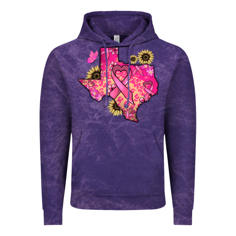 Texas Map Cancer Vintage Hoodie by HowdyJamesFarm | Teevron