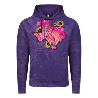 Cloud Purple Texas map Cancer Vintage Hoodie - HowdyJamesFarm