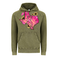 Vintage Olive Texas map Cancer Vintage Hoodie - HowdyJamesFarm
