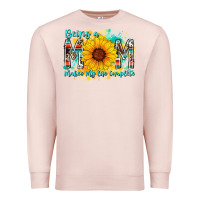 Pale Pink being a mom makes my life complete Premium Sweatshirt - RacoonDesign