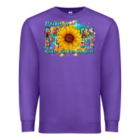 Purple being a mom makes my life complete Premium Sweatshirt - RacoonDesign